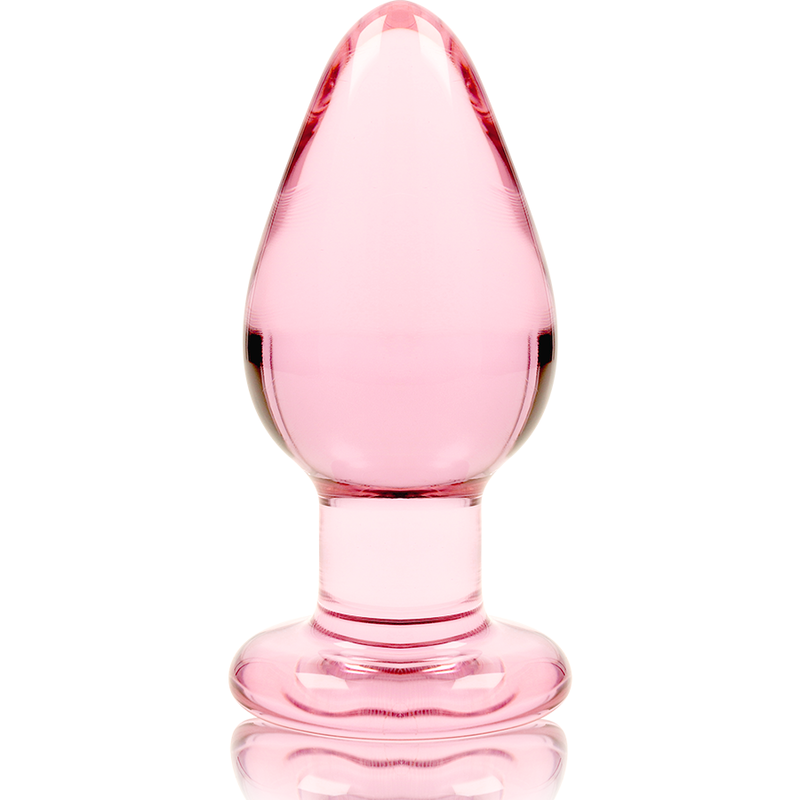NEBULA SERIES BY IBIZA analplugg i rosa borosilikatglas 11 cm