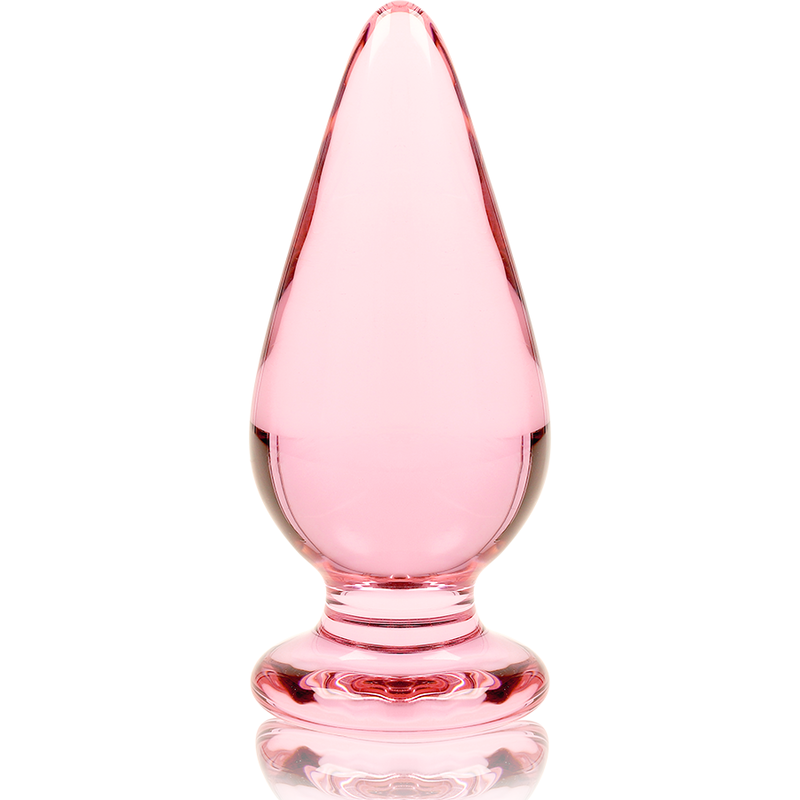 NEBULA SERIES BY IBIZA analplugg i borosilikatglas rosa 11 cm