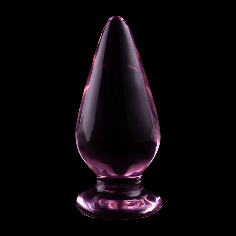 NEBULA SERIES BY IBIZA analplugg i borosilikatglas rosa 11 cm