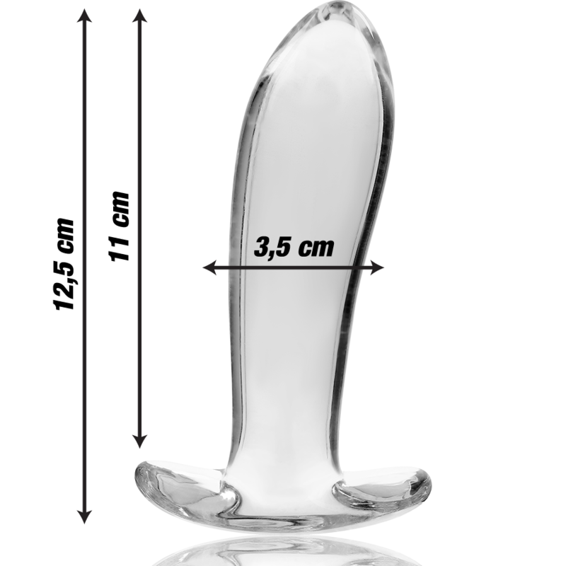 NEBULA SERIES BY IBIZA - MODEL 5 ANAL PLUG BOROSILICATE GLASS 12,5 CM