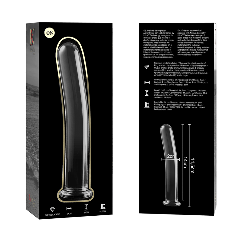 NEBULA SERIES BY IBIZA Model 8 dildo i borosilikatglas
