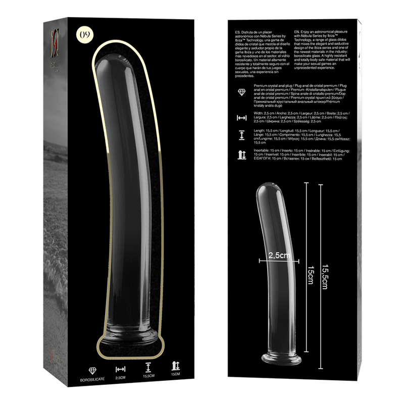 NEBULA SERIES BY IBIZA dildo i borosilikatglas 15,5 cm