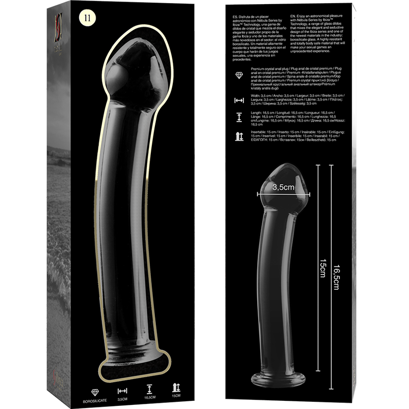 NEBULA SERIES BY IBIZA Model 11 dildo i borosilikatglas