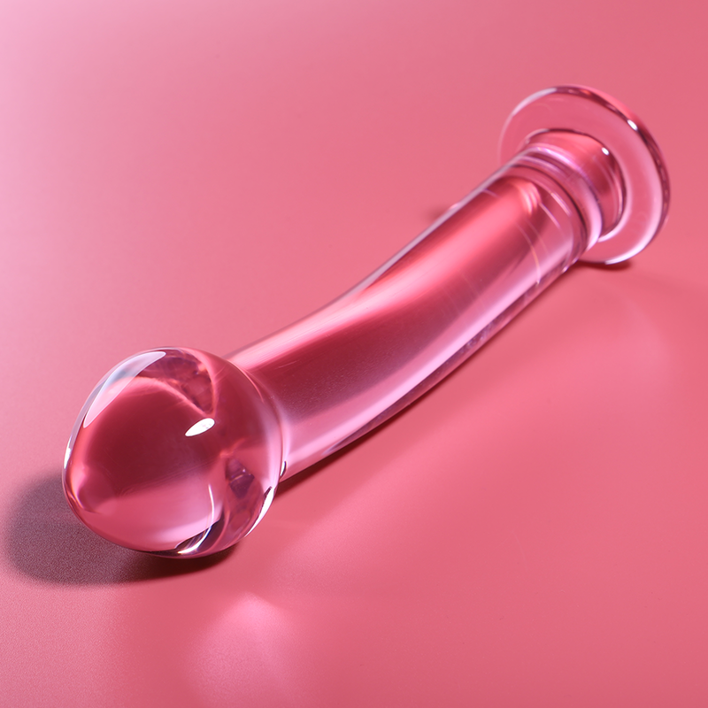 NEBULA SERIES BY IBIZA Model 11 Dildo i rosa borosilikatglas