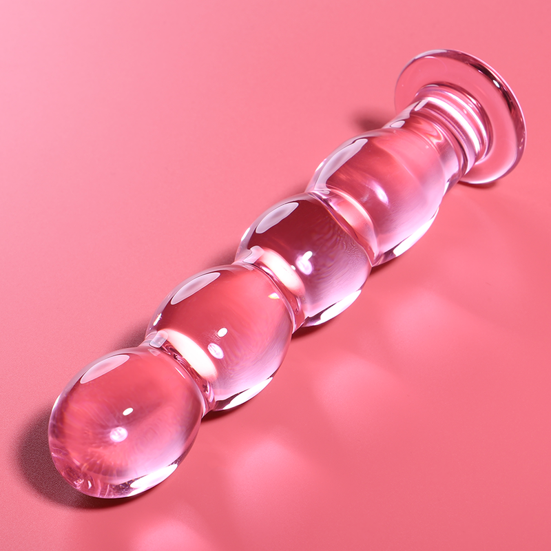 NEBULA SERIES BY IBIZA dildo i borosilikatglas rosa 16.5 cm