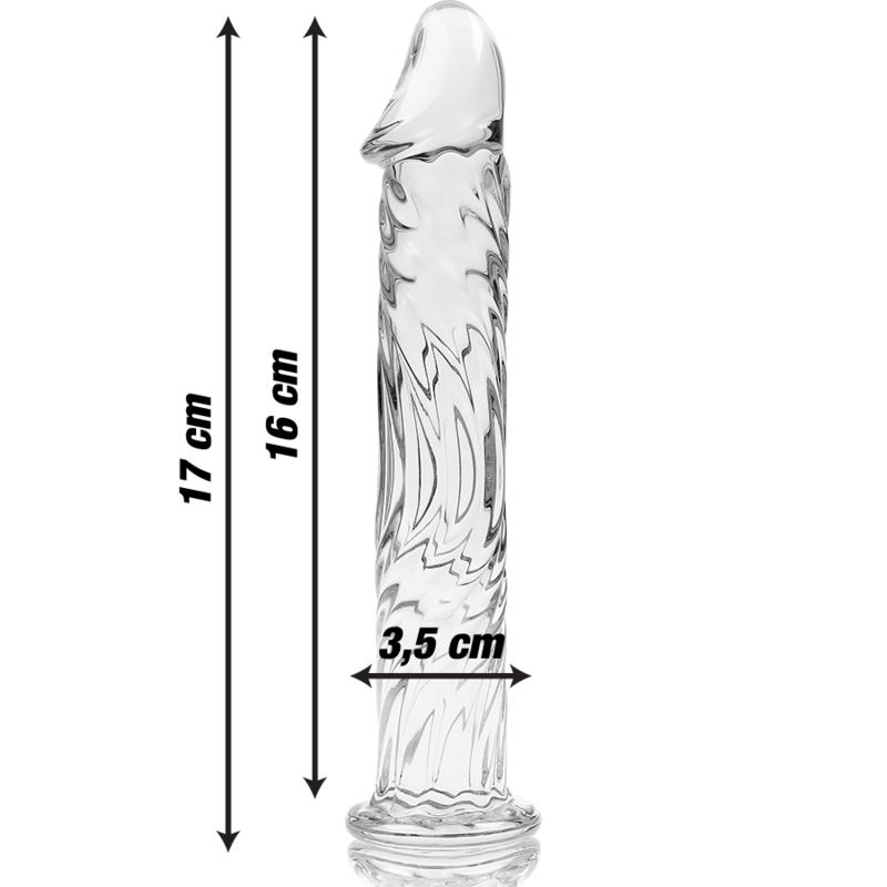NEBULA SERIES BY IBIZA dildo i borosilikatglas 17 cm