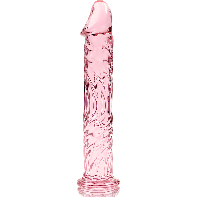 NEBULA SERIES BY IBIZA - Model 12 dildo i borosilikatglas rosa 17 cm