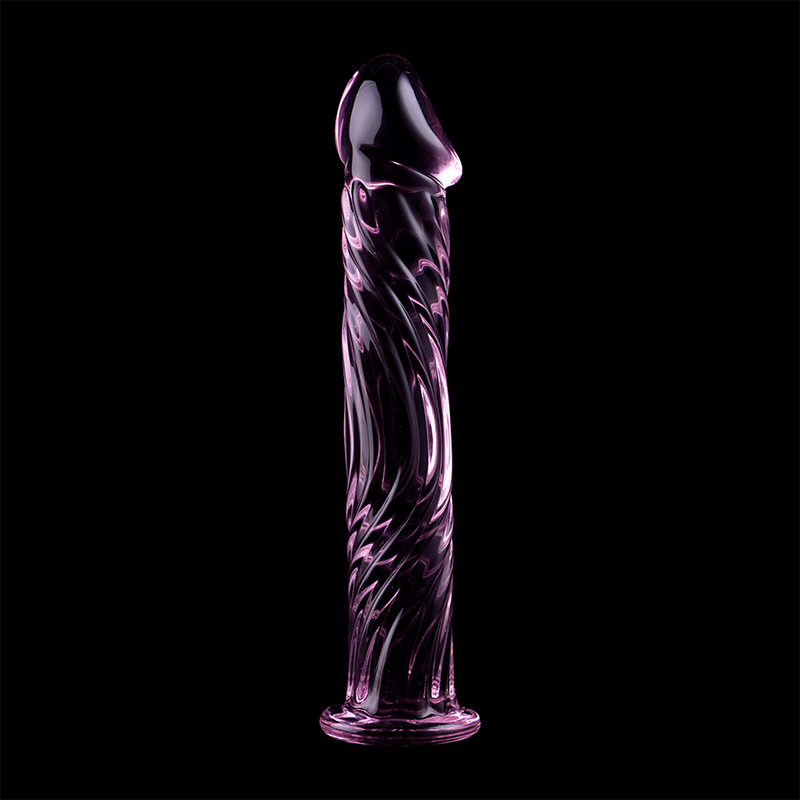 NEBULA SERIES BY IBIZA - Model 12 dildo i borosilikatglas rosa 17 cm