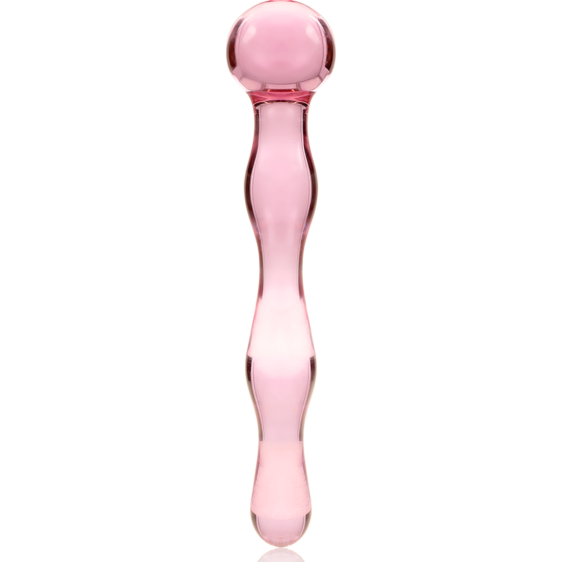 NEBULA SERIES BY IBIZA Dildo i borosilikatglas rosa 18 cm