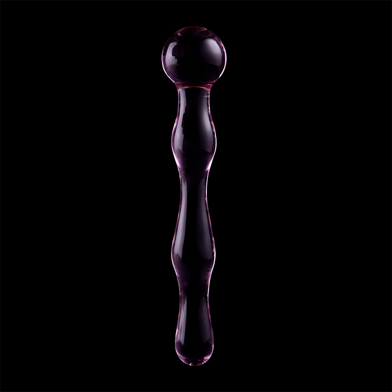 NEBULA SERIES BY IBIZA Dildo i borosilikatglas rosa 18 cm