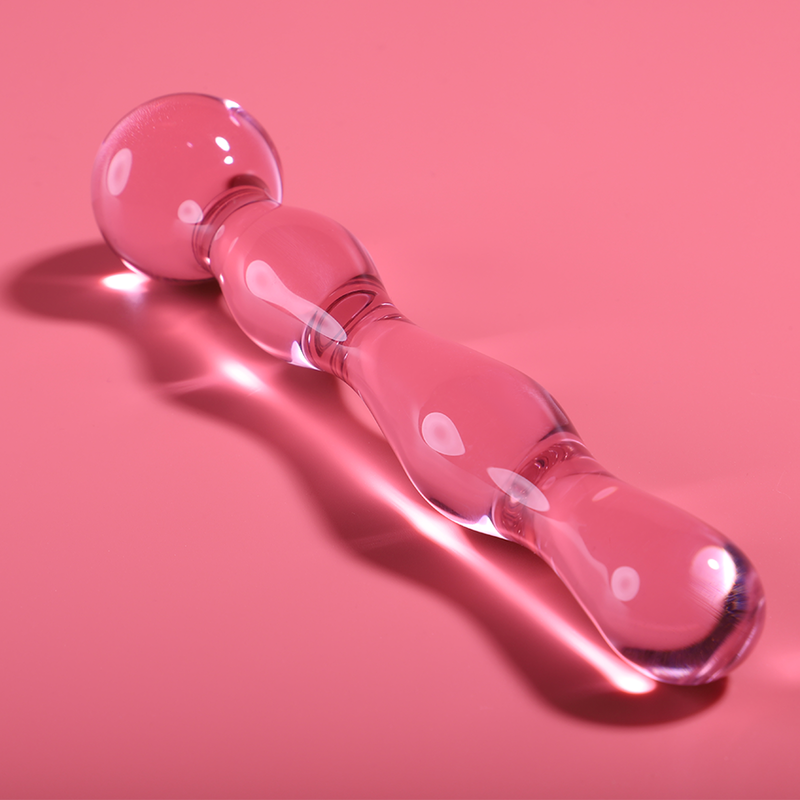 NEBULA SERIES BY IBIZA Dildo i borosilikatglas rosa 18 cm