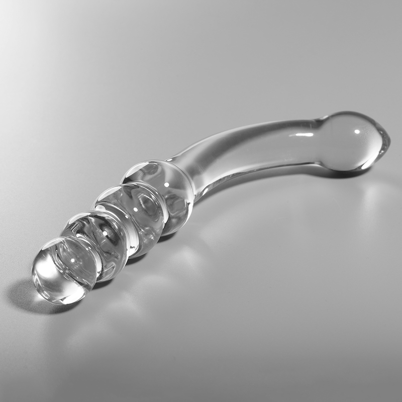 NEBULA SERIES BY IBIZA Model 14 dildo i klart borosilikatglas