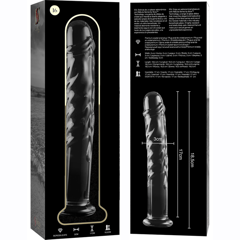 NEBULA SERIES BY IBIZA Model 16 dildo i borosilikatglas