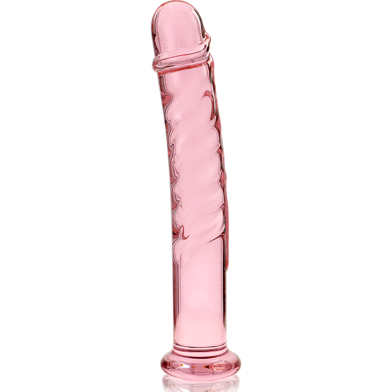 NEBULA SERIES BY IBIZA dildo i borosilikatglas, rosa, 18,5 cm