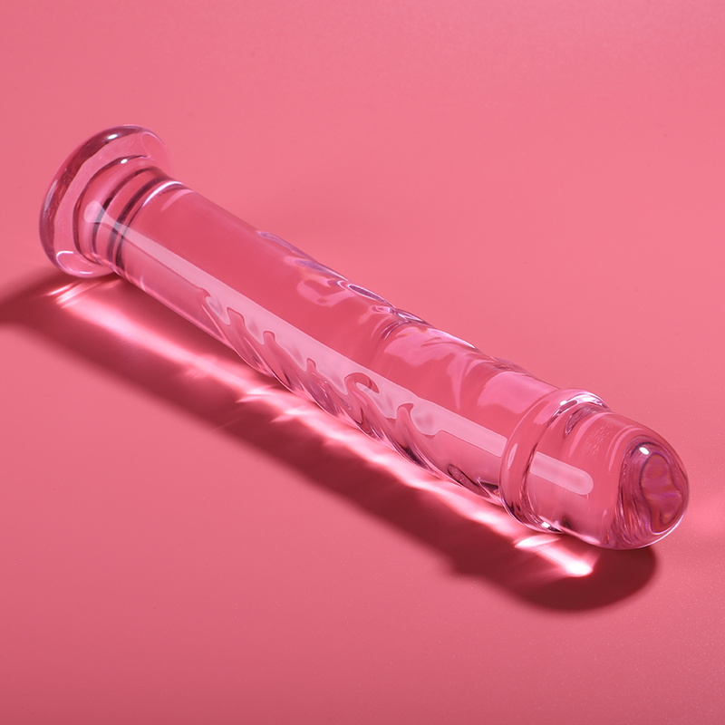NEBULA SERIES BY IBIZA dildo i borosilikatglas, rosa, 18,5 cm