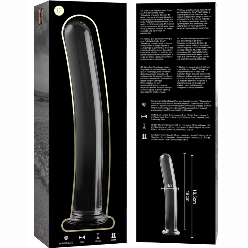 NEBULA SERIES BY IBIZA Model 17 dildo i borosilikatglas