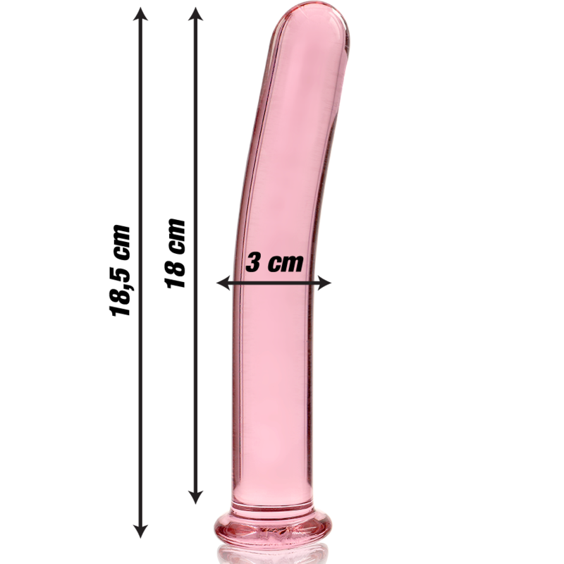 NEBULA SERIES BY IBIZA Model 17 dildo i rosa borosilikatglas