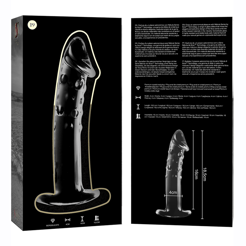 NEBULA SERIES BY IBIZA Model 19 dildo i borosilikatglas