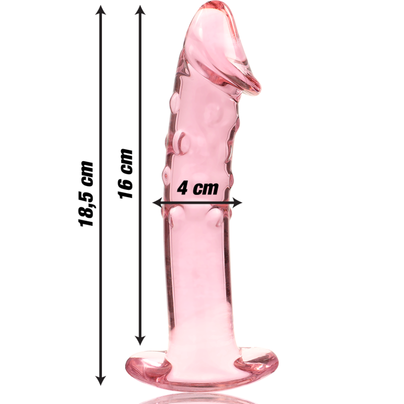 NEBULA SERIES BY IBIZA Model 19 dildo i rosa borosilikatglas