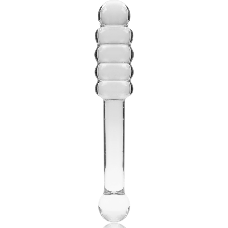 NEBULA SERIES BY IBIZA - Model 20 dildo i klart borosilikatglas