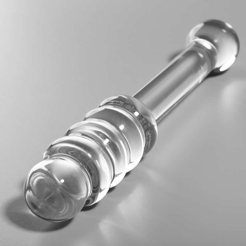 NEBULA SERIES BY IBIZA - Model 20 dildo i klart borosilikatglas