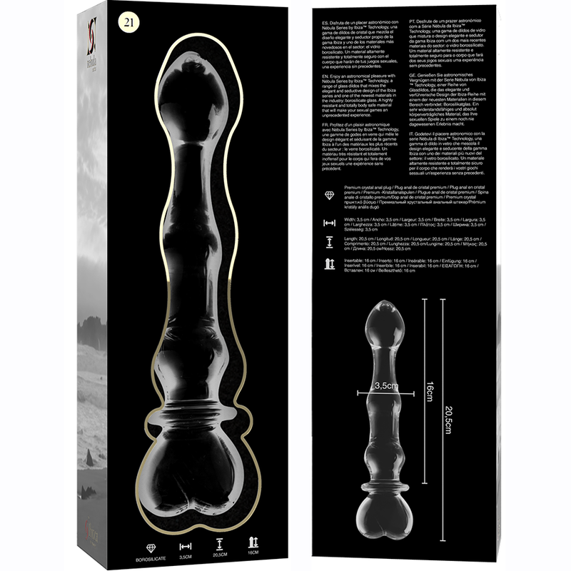 NEBULA SERIES BY IBIZA Model 21 dildo i borosilikatglas