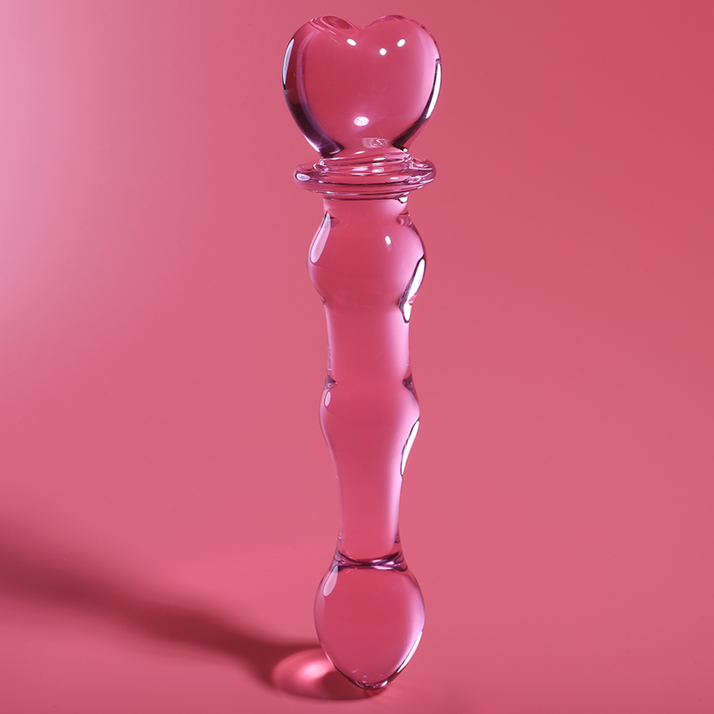 NEBULA SERIES BY IBIZA dildo i borosilikatglas, rosa 20.5 cm