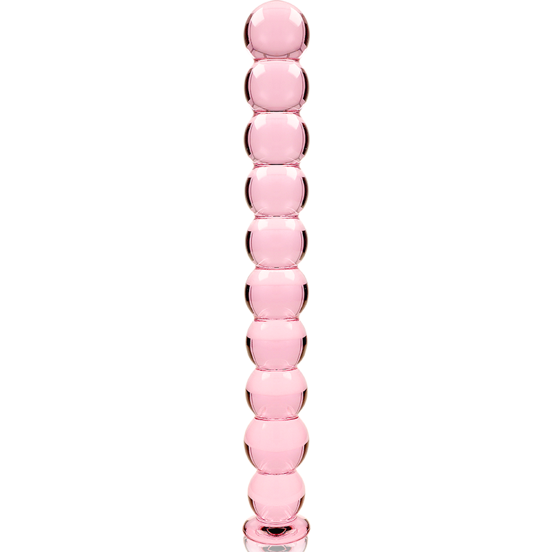 NEBULA SERIES BY IBIZA dildo i borosilikatglas, rosa, 21.5 cm