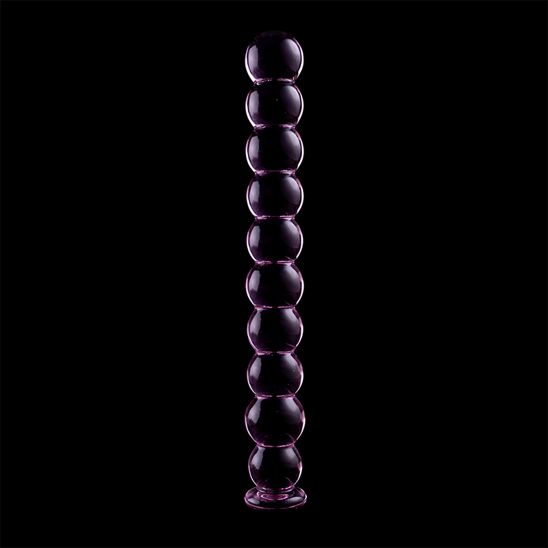 NEBULA SERIES BY IBIZA dildo i borosilikatglas, rosa, 21.5 cm