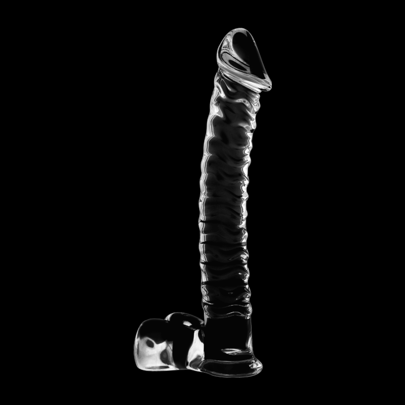 NEBULA SERIES BY IBIZA - Model 23 dildo i klart borosilikatglas