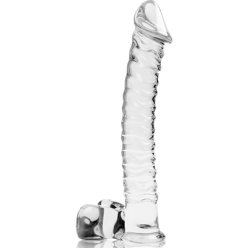 NEBULA SERIES BY IBIZA - Model 23 dildo i klart borosilikatglas