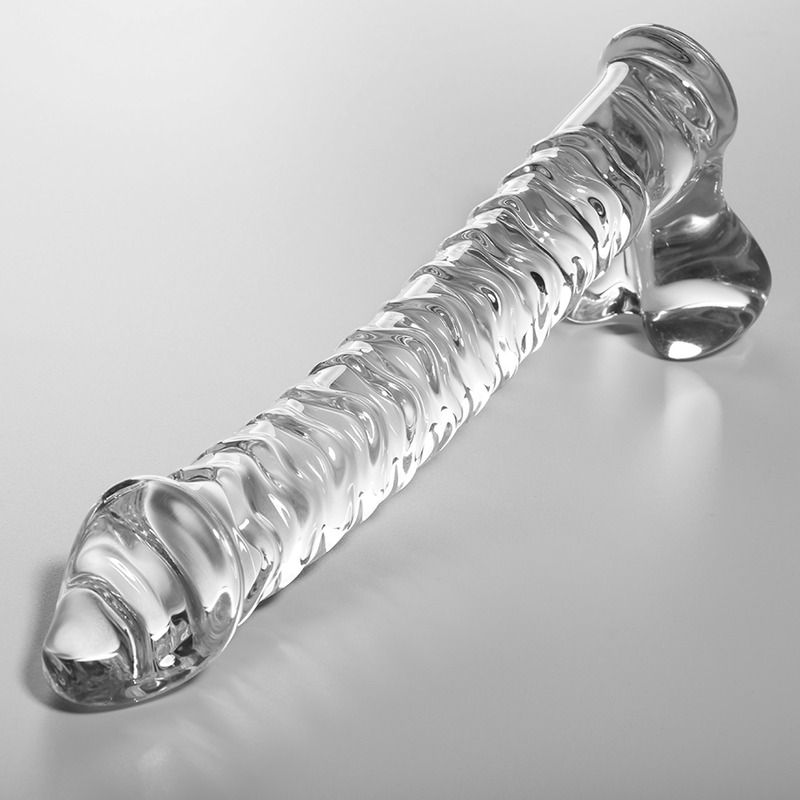 NEBULA SERIES BY IBIZA - Model 23 dildo i klart borosilikatglas