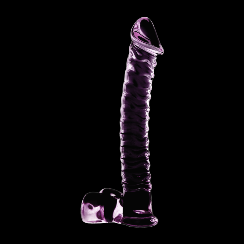 NEBULA SERIES BY IBIZA Dildo i borosilikatglas, rosa, 21.5 cm