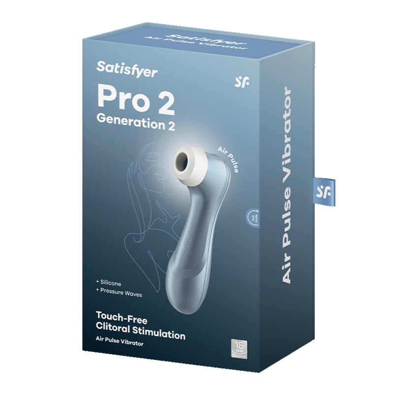 SATISFYER - PRO 2 AIR PULSE STIMULATOR BLÅ