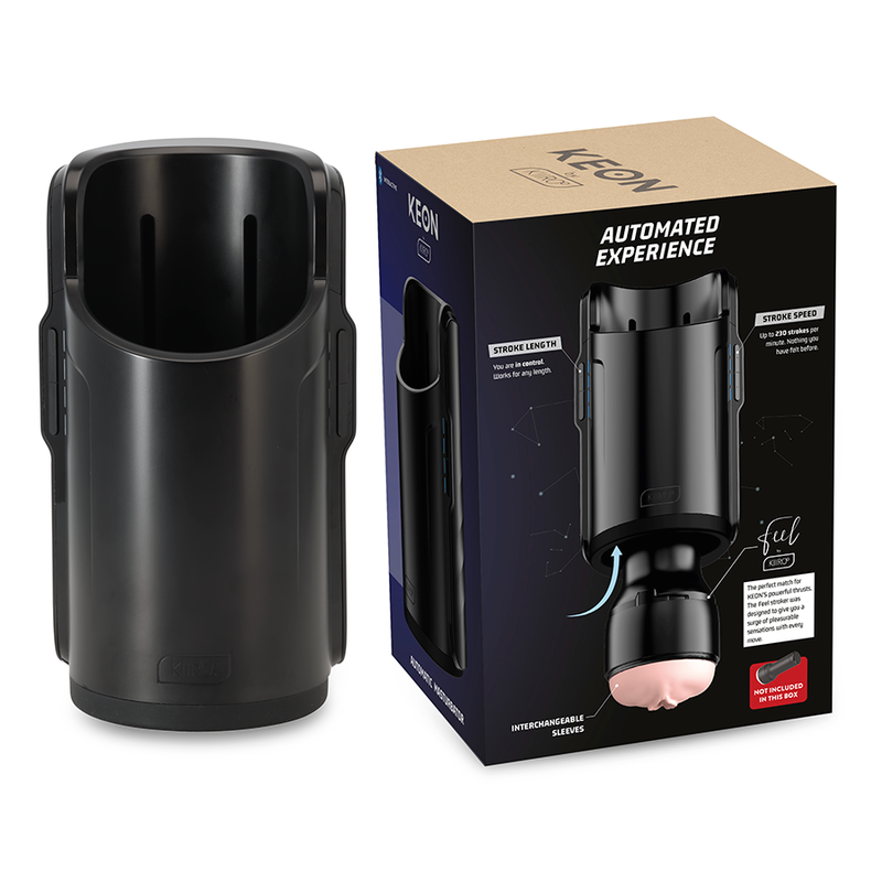 KIIROO KEON och Feel Nicolette Shea Stroker med Aqua Quality Lubricant 50 ml