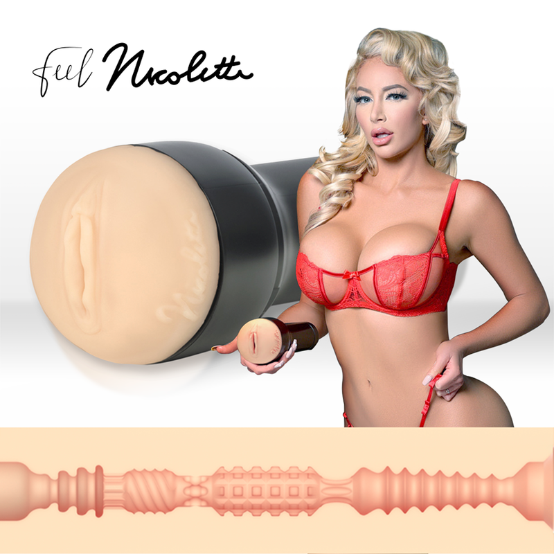 KIIROO KEON och Feel Nicolette Shea Stroker med Aqua Quality Lubricant 50 ml