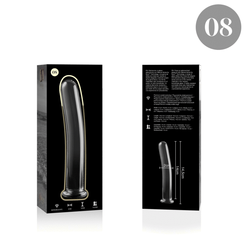 NEBULA SERIES BY IBIZA Model 8 dildo i borosilikatglas