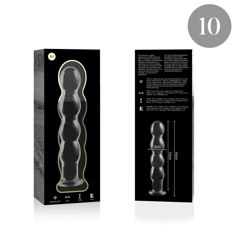 NEBULA SERIES BY IBIZA Model 10 dildo i borosilikatglas