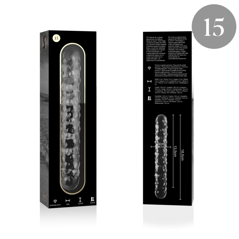 NEBULA SERIES BY IBIZA Model 15 dildo i borosilikatglas