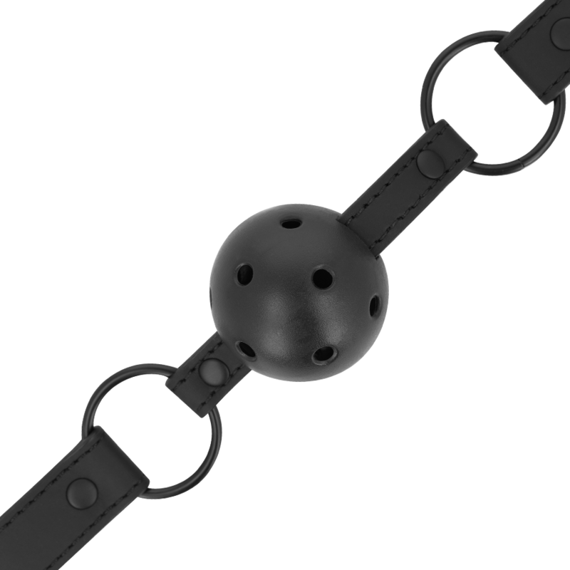 INTENSE - FETISH VEGANSK LÄDER BALL GAG