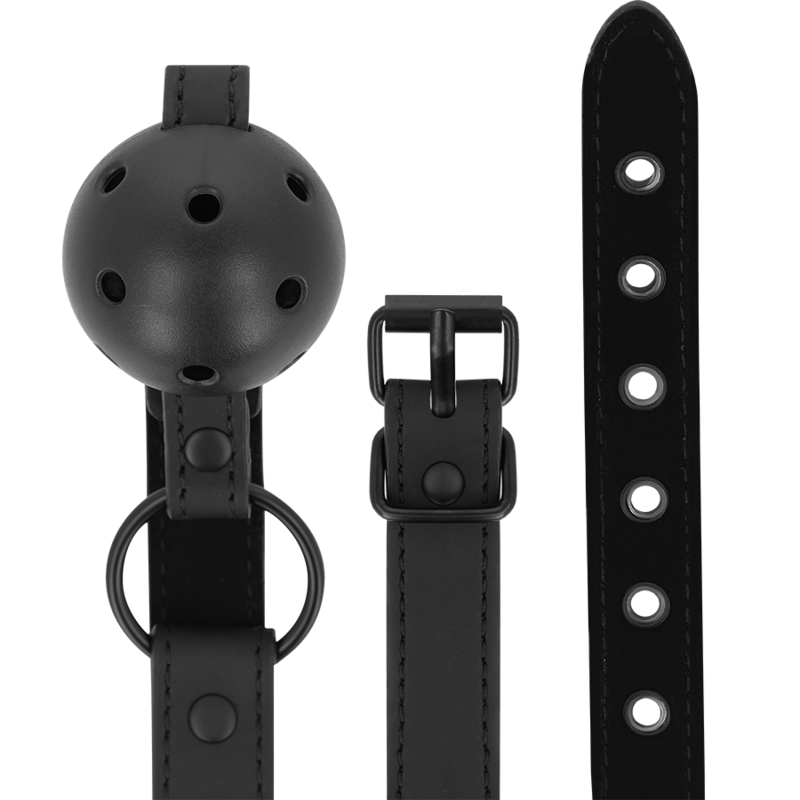 INTENSE - FETISH VEGANSK LÄDER BALL GAG