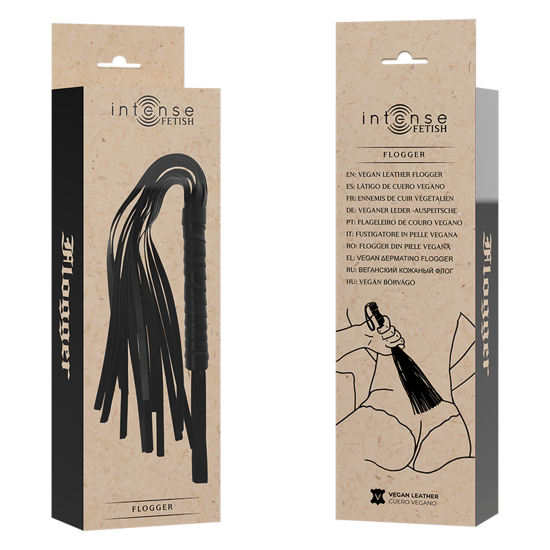 INTENSE - FETISH VEGAN LÄDER FLOGGER
