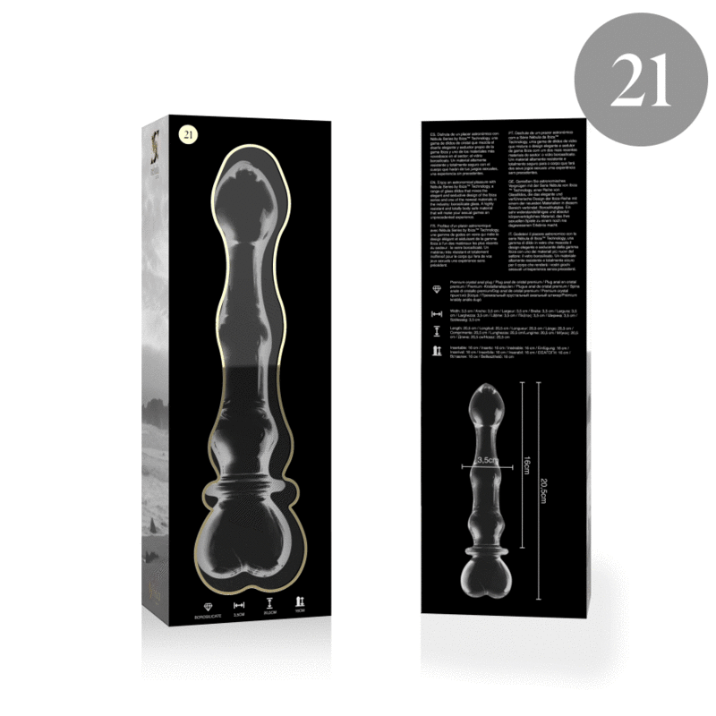 NEBULA SERIES BY IBIZA Model 21 dildo i borosilikatglas