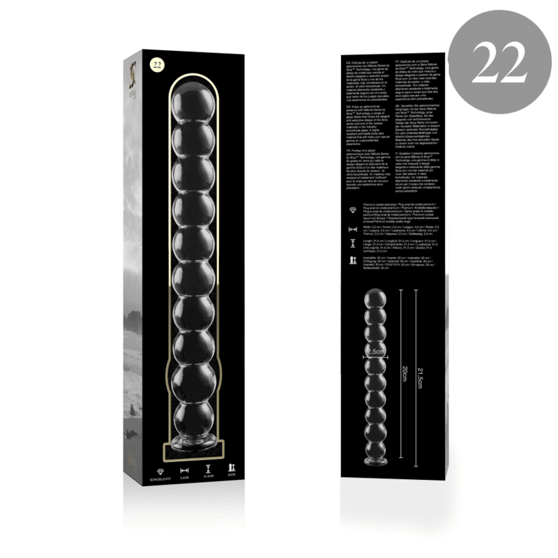 NEBULA SERIES BY IBIZA - Dildo i borosilikatglas 21.5 cm