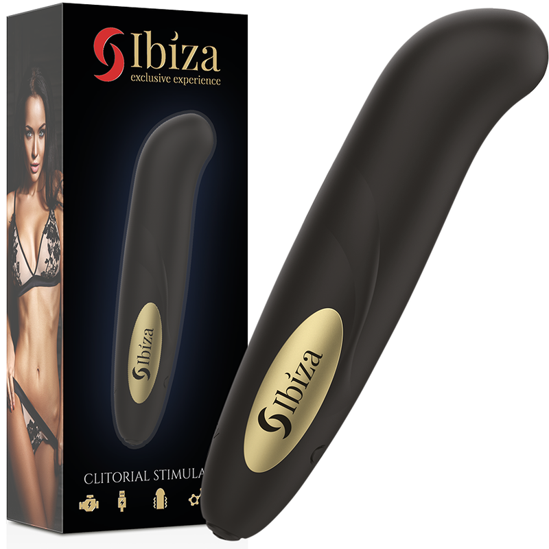 IBIZA klitorisstimulator med USB-laddning och 10 vibrationslägen