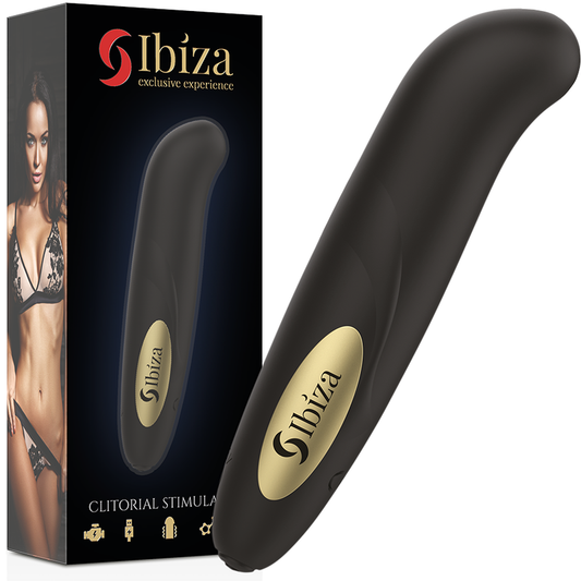 IBIZA klitorisstimulator med USB-laddning och 10 vibrationslägen