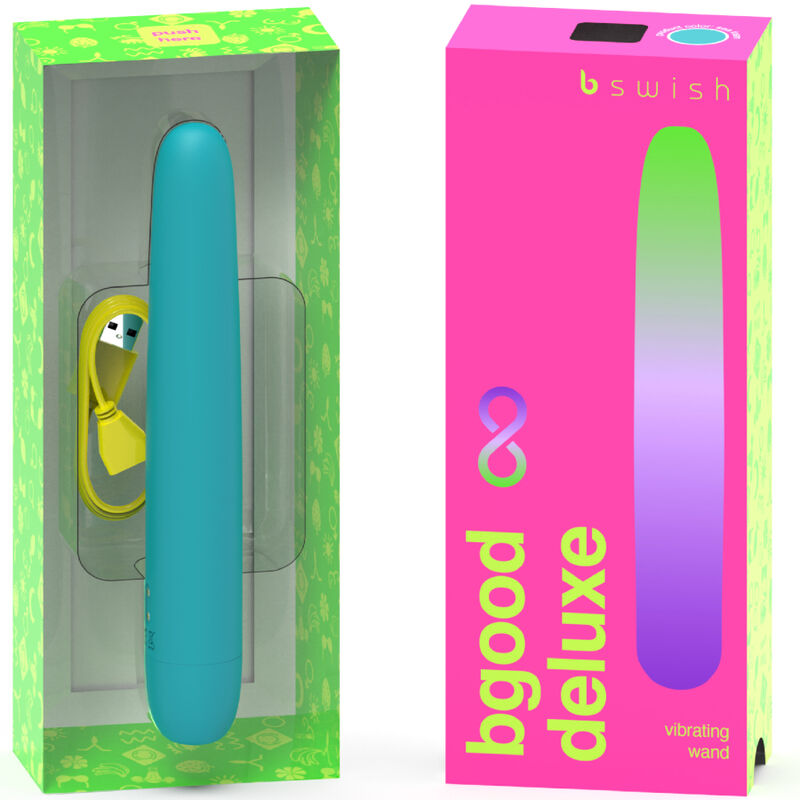 Bgood Infinite Deluxe vibrator i blå silikon