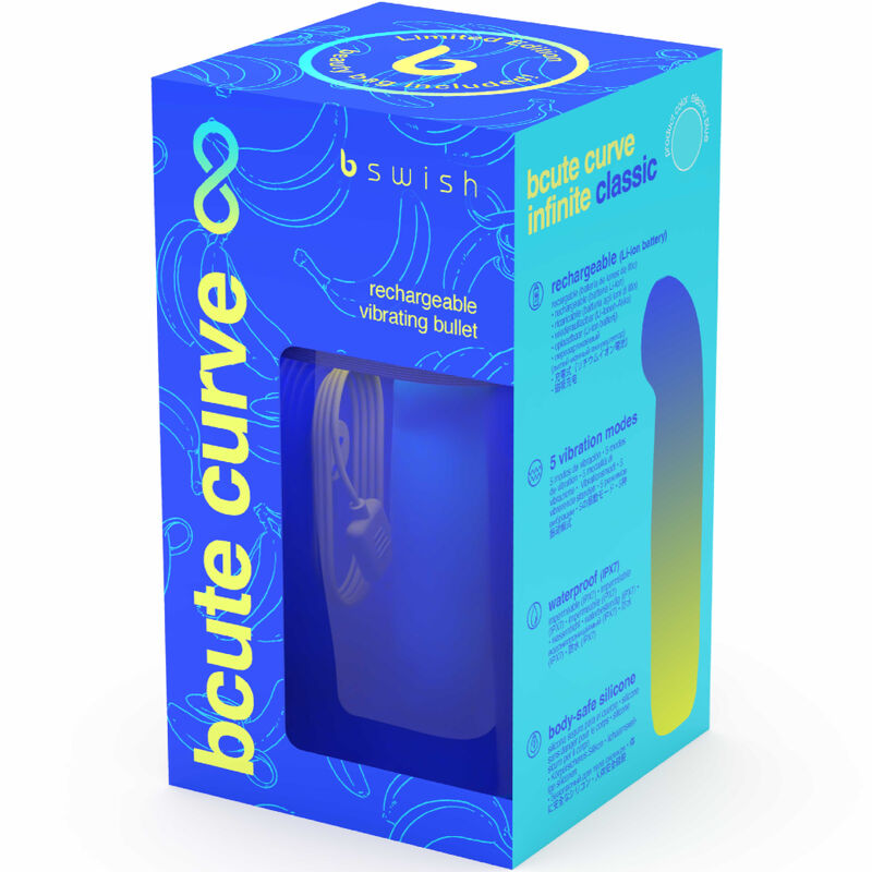 Bcute Curve Infinite Classic blå vibrator