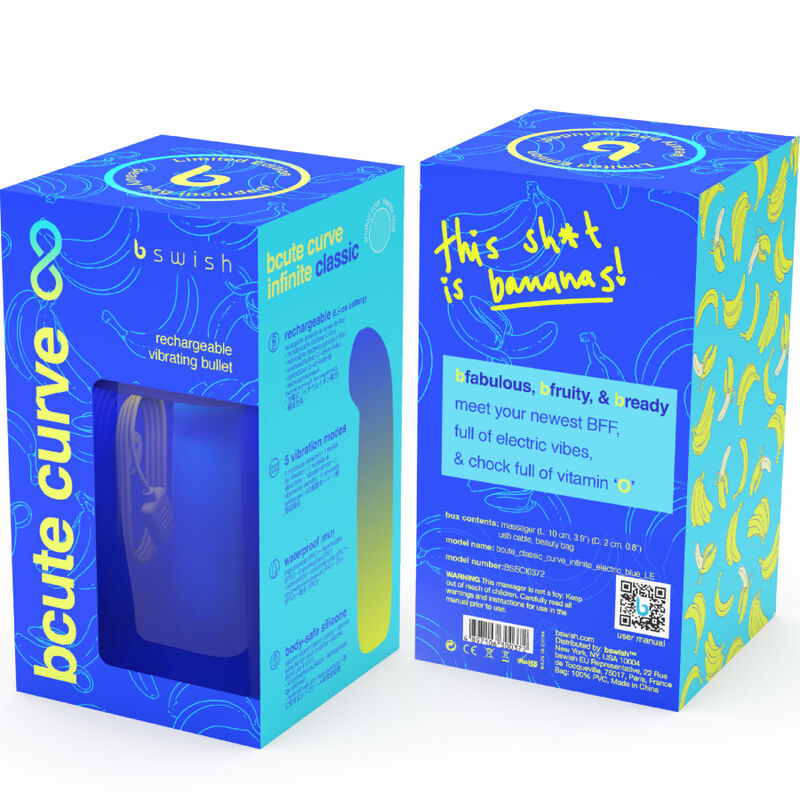 Bcute Curve Infinite Classic blå vibrator