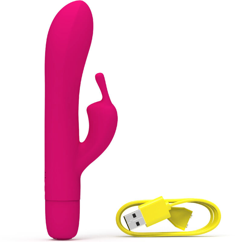 Bwild Bunny Infinite Classic vibrator i rosa silikon